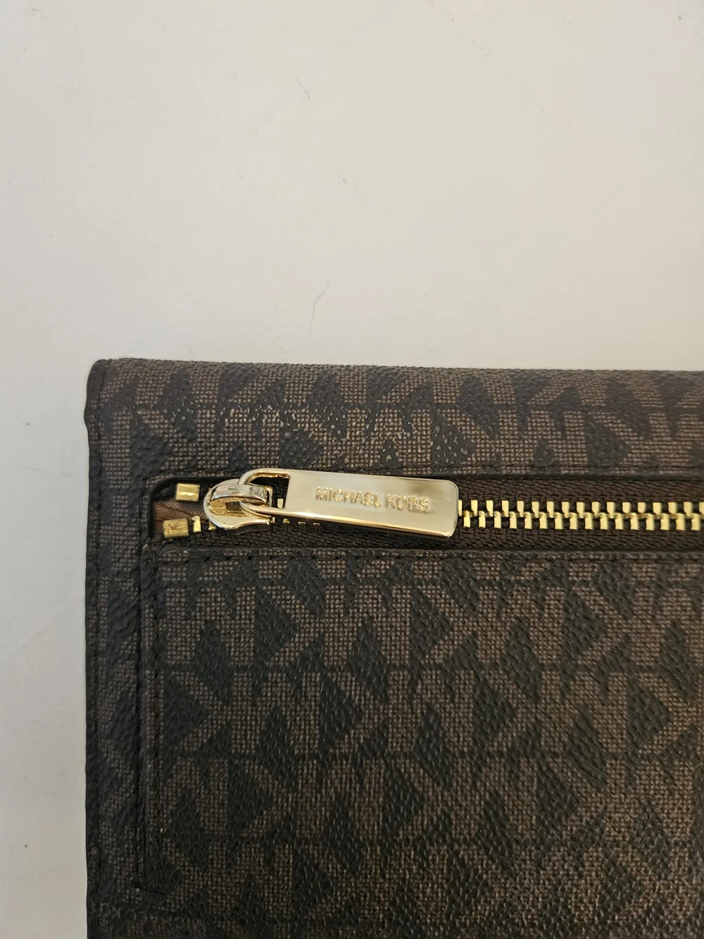 Michael Kors Brown Monogram Wallet